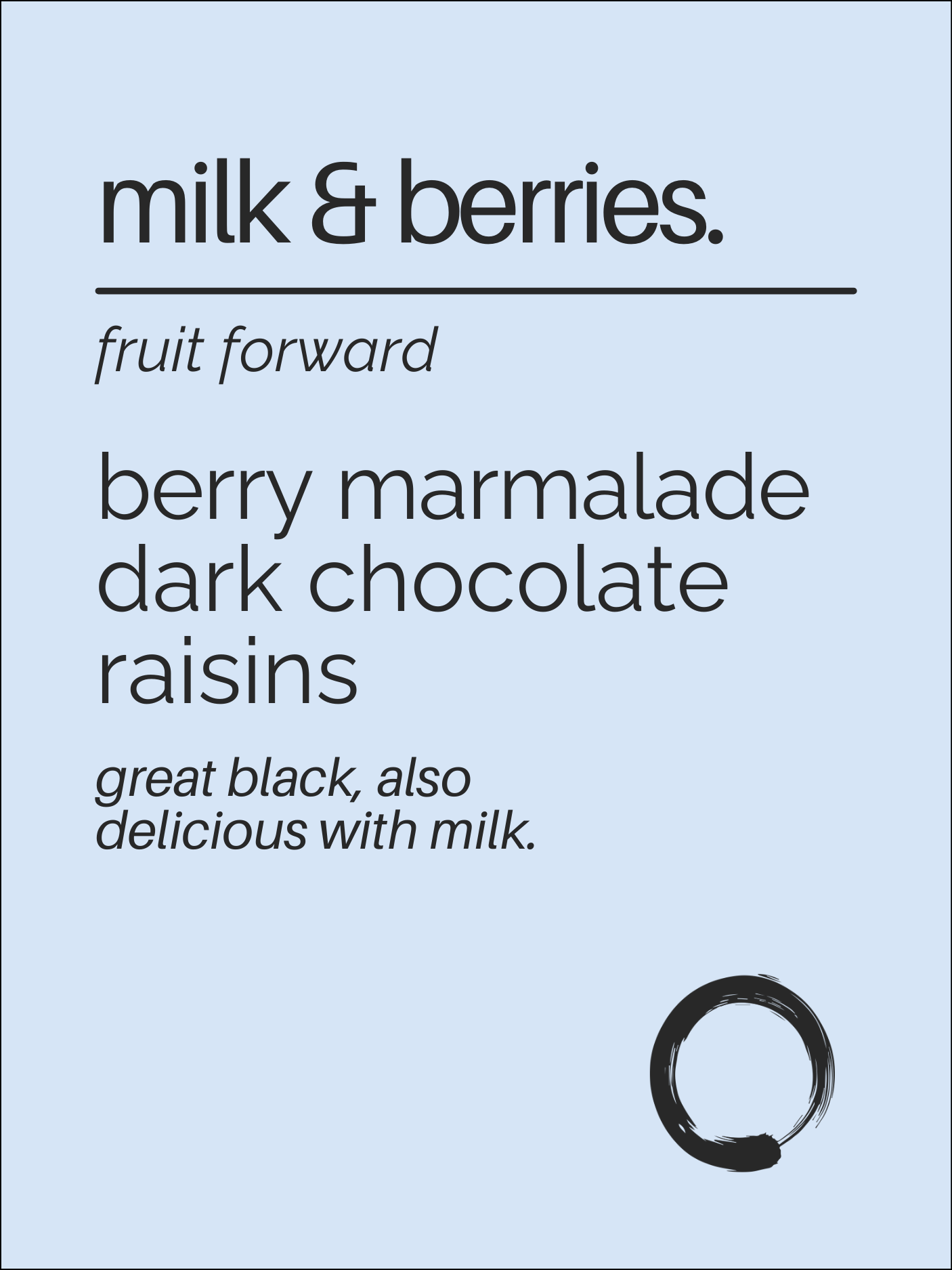 Milk & Berries — Fruit Forward