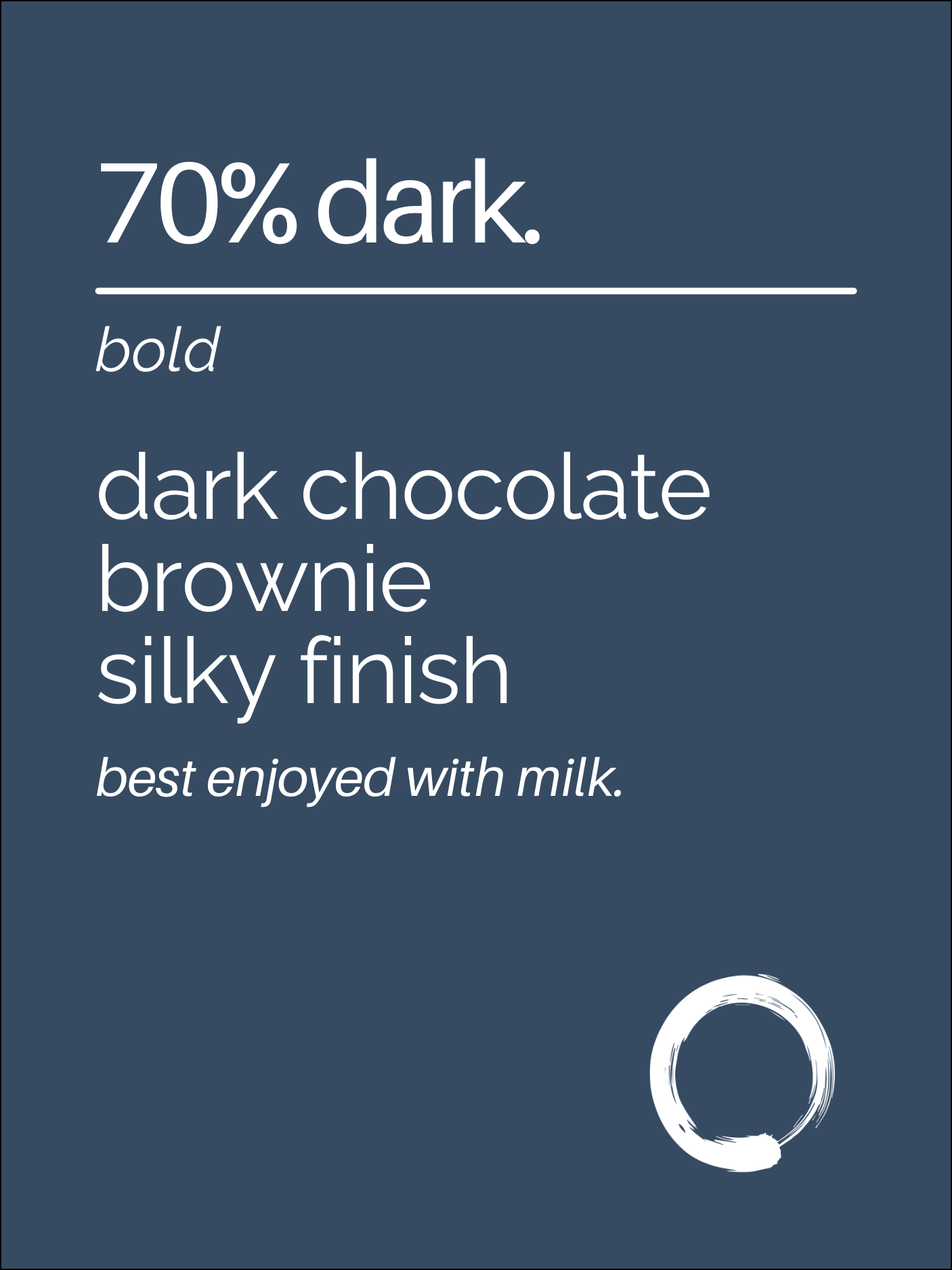 70% Dark — Bold